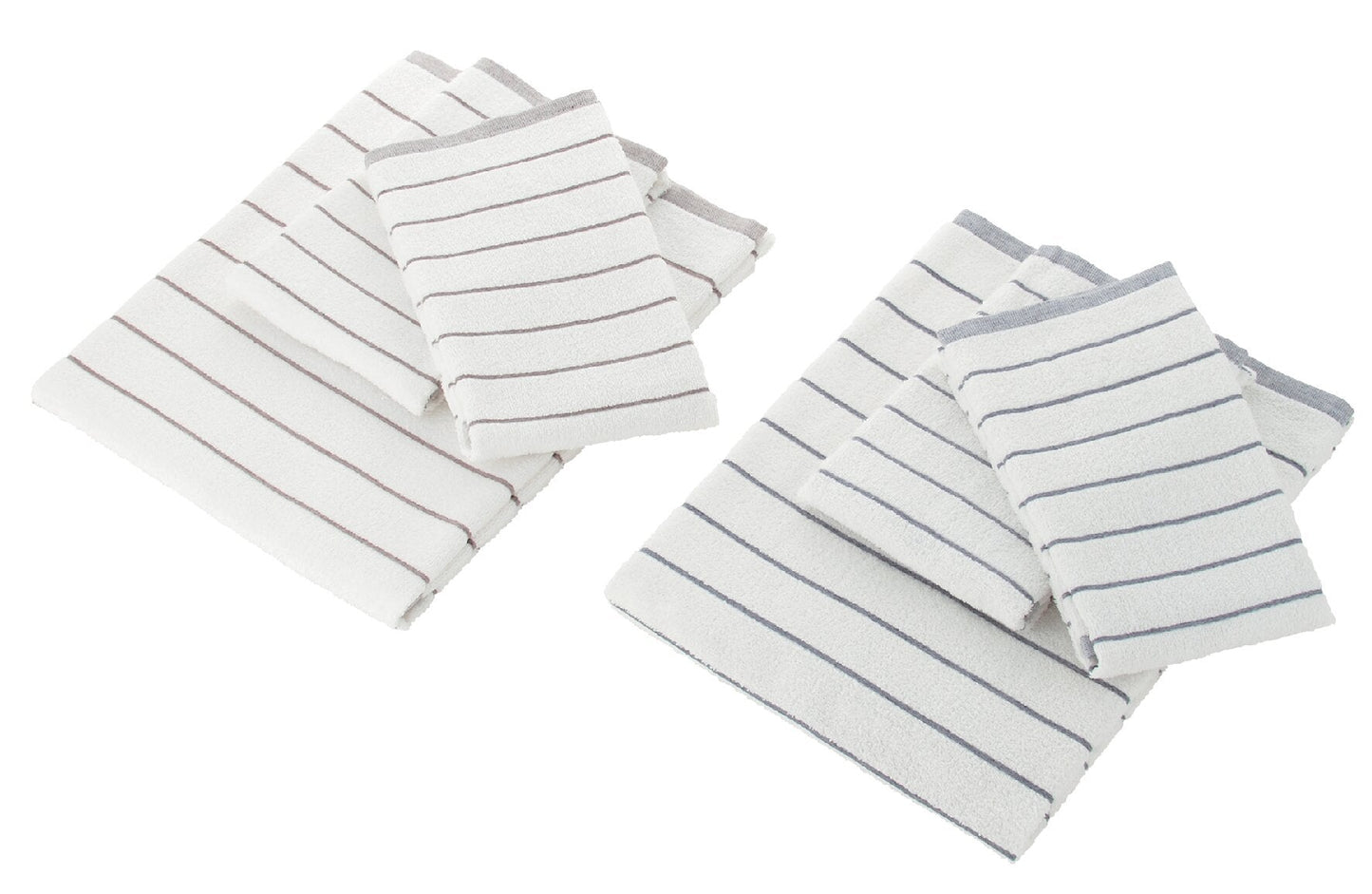 Natural Face Border Towel Set