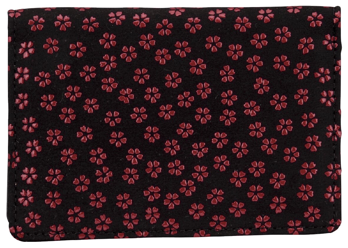 印伝名刺入<ブラック>