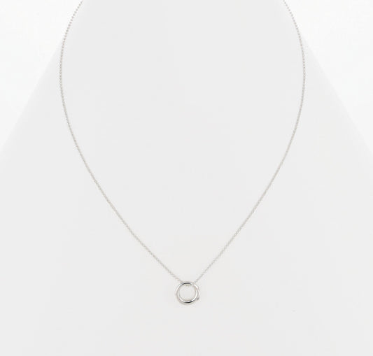 <ウルティマ>シルバーダイヤモンドサークルペンダント