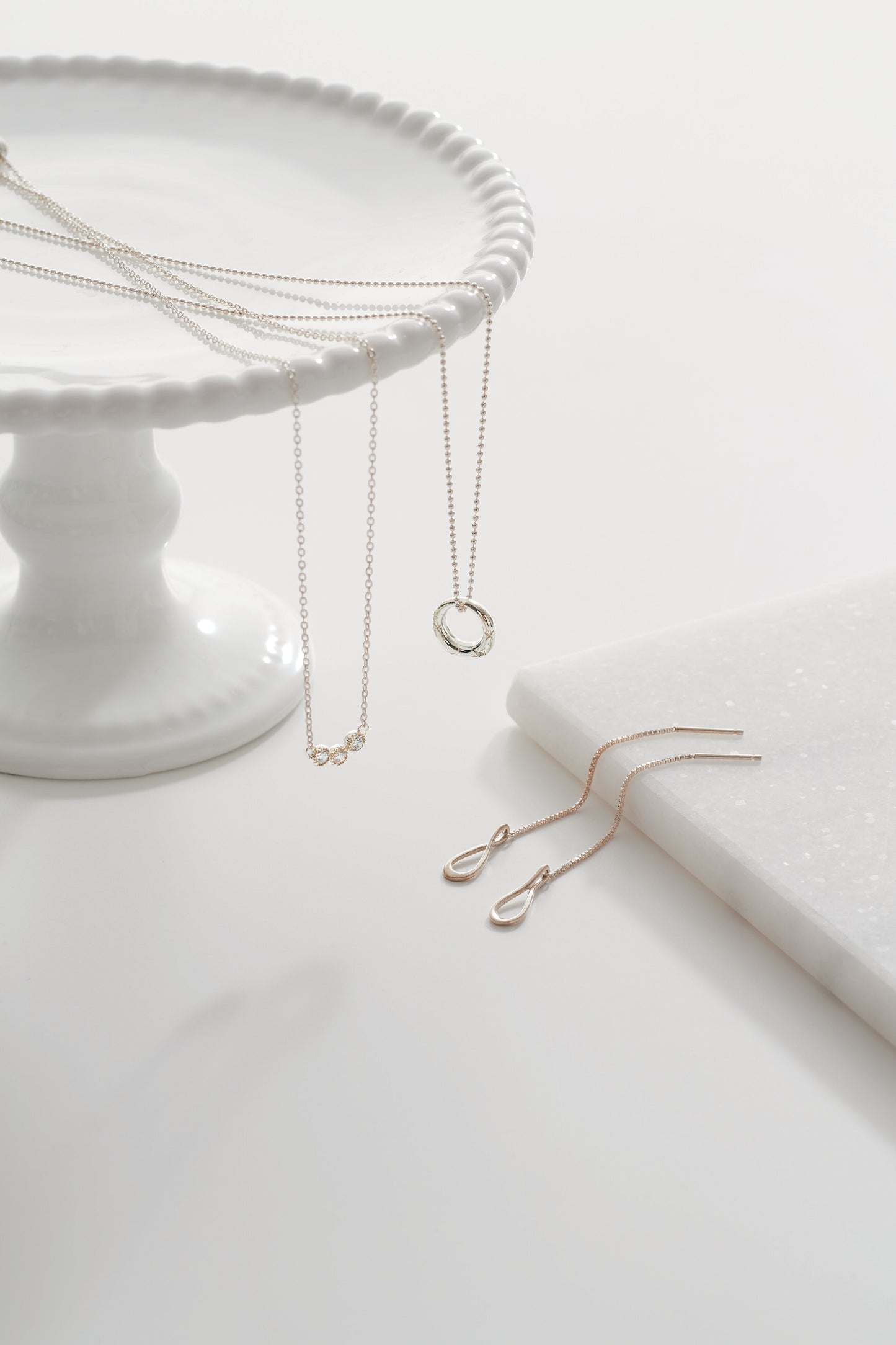 <Ultima> Silver drop earrings