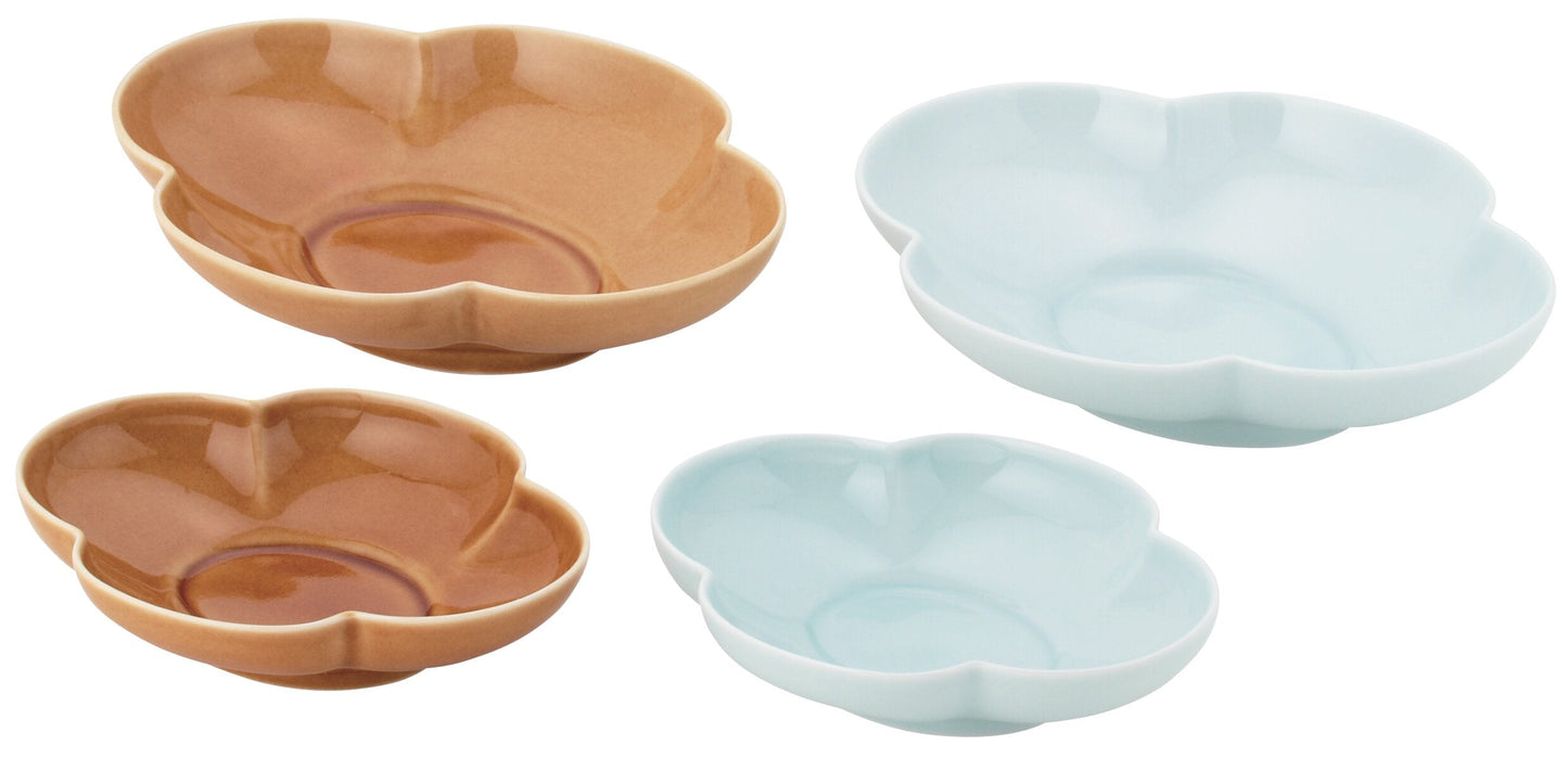 <美濃焼>瑞々 木瓜長鉢セット