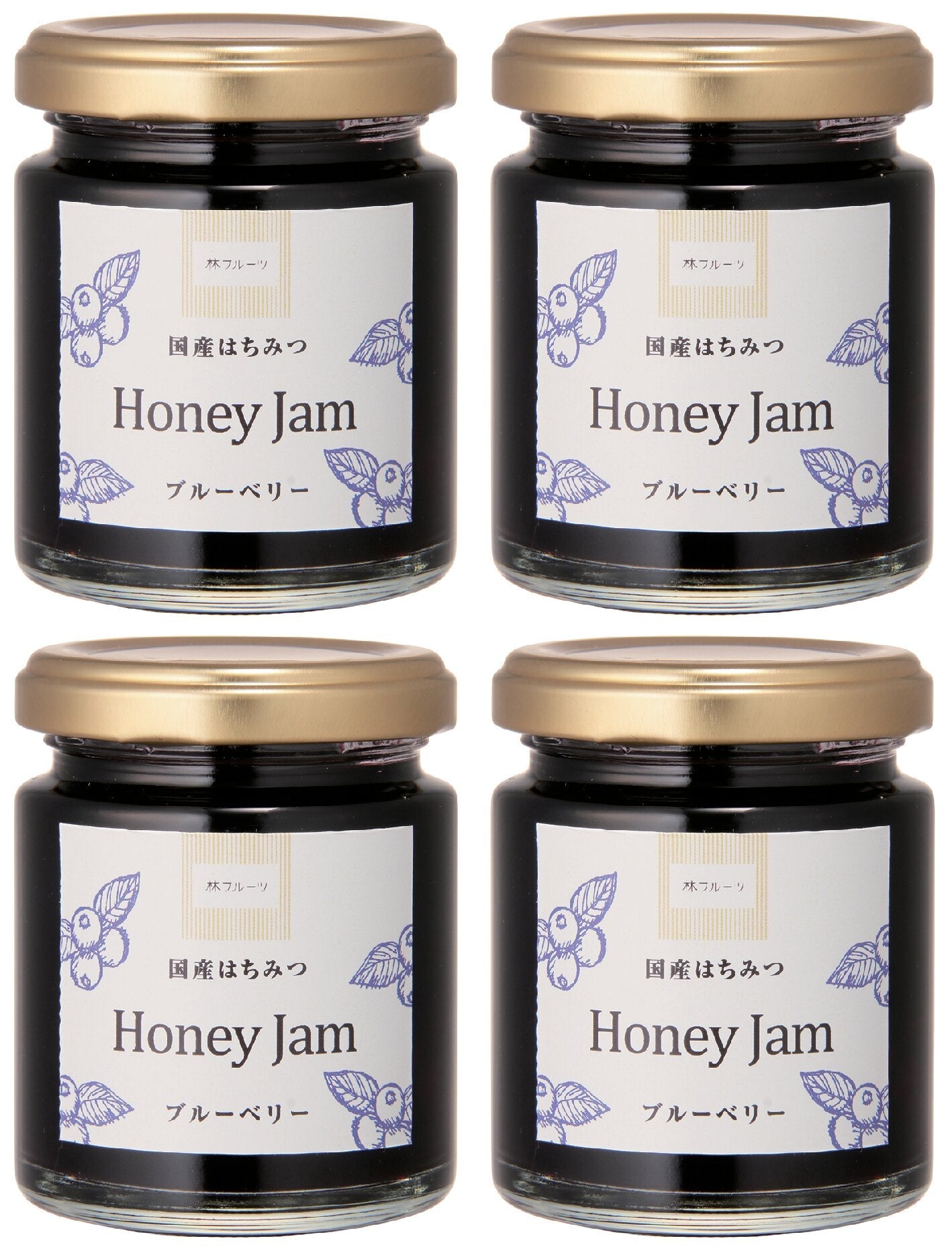 Domestic honey blueberry jam