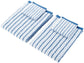 Striped towel set (blue)