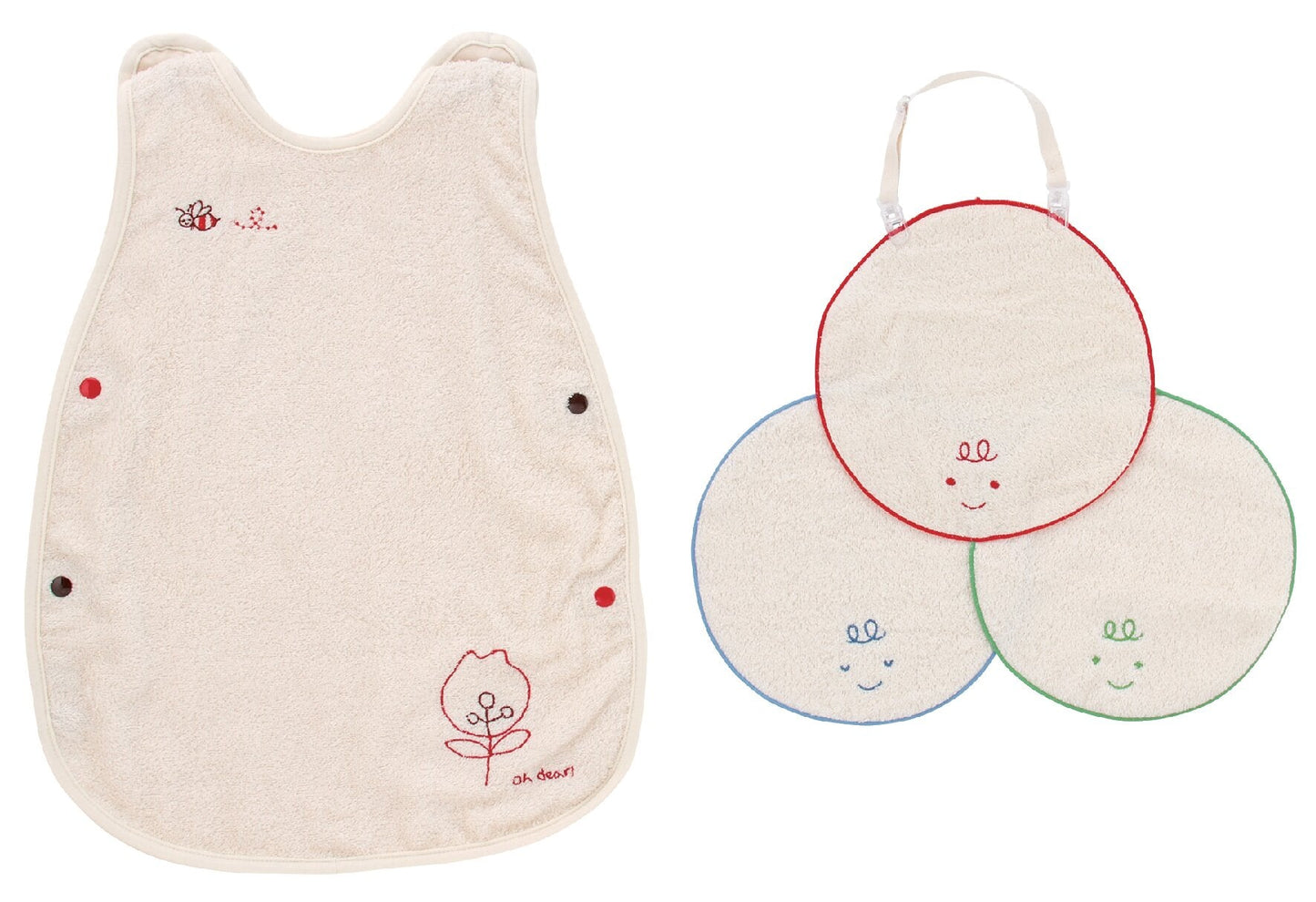 &lt;Ornet&gt; Honeybee Sleeper 3days Stein Handkerchief Set (Red)