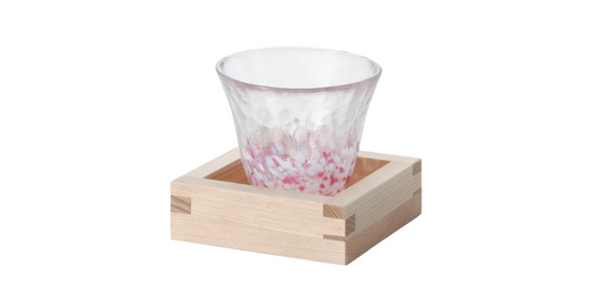 Tsugaru Vidro Sakura Sakura SAKURA spilled sake cup