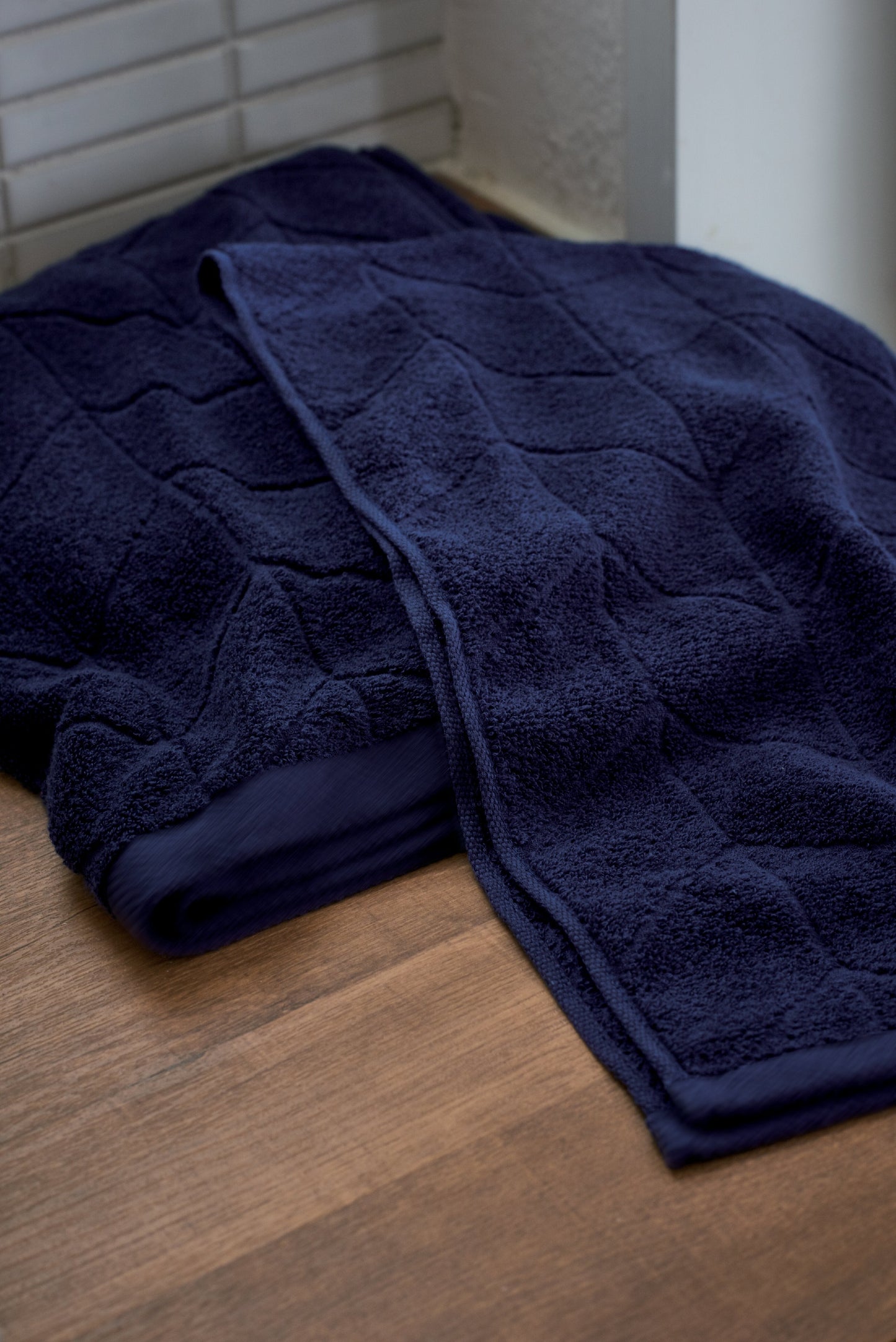 Fergana Cotton Imabari Towel Set (Navy)