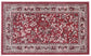 Moquette woven mat (red)